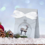 Ballotins Joyeux Noël Llama Party hiver Ballotin de neige<br><div class="desc">Joyeux Noël de Père Noël Llama ! Ajoutez simplement votre petit message à cette scène de neige festive.</div>