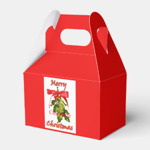 Ballotins joyeux noël mistletoe rouge