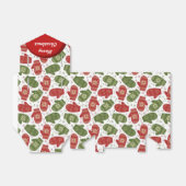 Ballotins Joyeux Noël Mittens Ballotin Motif (Déplié)