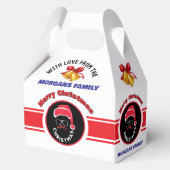 Ballotins Joyeux Noël Père Noël Fête Rouge (Recto)