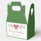 Ballotins Joyeux Noël personnalisé Coquette Bow tendance (Ouvert)