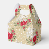 Ballotins Joyeux Noël Rouge Poinsettia (Arrière)