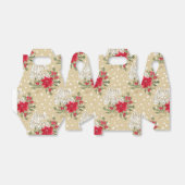 Ballotins Joyeux Noël Rouge Poinsettia (Déplié)