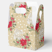 Ballotins Joyeux Noël Rouge Poinsettia (Ouvert)