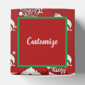 Ballotins Joyeux Noël Santa Hat Cube (Haut)