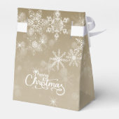 Ballotins Joyeux Noël Snowflakes Beige Holiday (Arrière)