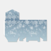 Ballotins Joyeux Noël Snowflakes Blue Holiday (Déplié)