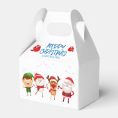 Ballotins Joyeux Noël Snowman Père Noël Rudolph Elf (Verso)