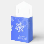Ballotins Joyeux Noël Stylo Cobalt Blue Snowflakes (Ouvert)