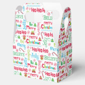 Ballotins Joyeux Noël Whimsical moderne Jolly Typographie (Ouvert)