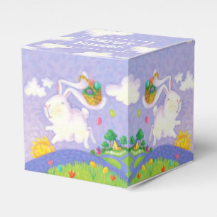 Ballotins Joyeux panier d'oeufs de lapin d'aquarelle de Pâq