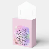 Ballotins Joyeux Pâques rose violet calligraphie (Ouvert)