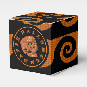 Ballotins Joyeux Parties scintillant Halloween Cube de crâne
