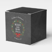 Ballotins Joyeux petit Baby shower de Noël (Verso)