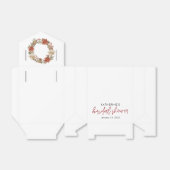 Ballotins Joyeux petit Noël Mariage d'hiver sous la neige (Déplié)