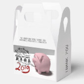 Ballotins Joyeux PIg Nouvel An 2019 Ballotin personnalisé 2 (Ouvert)