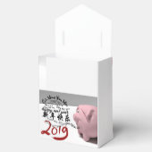 Ballotins Joyeux PIg Nouvel An 2019 Ballotin personnalisé 3 (Ouvert)