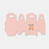 Ballotins Joyeux pilote de Pâques lapin rose (Déplié)