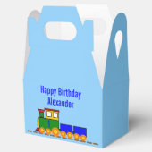 Ballotins Joyeux Premier anniversaire Train et nom (Ouvert)