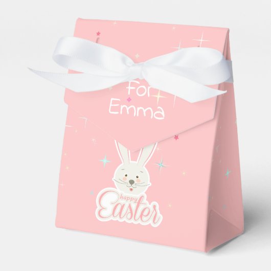 Ballotins Joyeux Printemps de Pâques Vacances lapin mignon o (Verso)