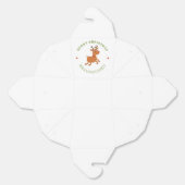 Ballotins Joyeux texte de Noël rennes blanc (Déplié)