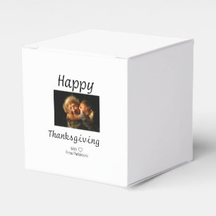 Ballotins Joyeux Thanksgiving nom de famille photo noir simp