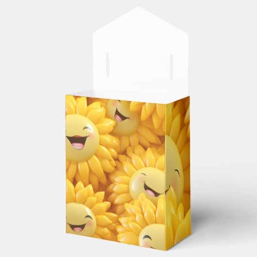 Ballotins Joyeux tournesols jaunes (Ouvert)