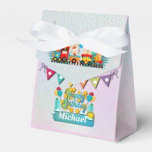 Ballotins Joyeux Train D'Anniversaire Avec De Beaux Souhaits