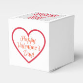 Ballotins Joyeux Valentines Day Coeur en forme de logo (Verso)