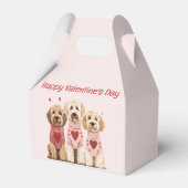 Ballotins Joyeux Valentines Day Goldendoodle Dogs (Arrière)