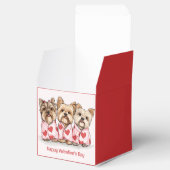 Ballotins Joyeux Valentines Day Yorkshire Terrier Chiens (Ouvert)