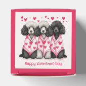 Ballotins Joyeux Valentines Jour Chiens de caniche standard (Haut)