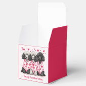Ballotins Joyeux Valentines Jour Chiens de caniche standard (Ouvert)