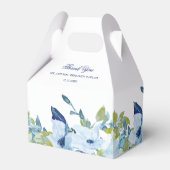 Ballotins Juliette Dusty Blue Floral Mariage Gable Ballotin (Verso)