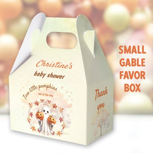 Ballotins Jumeaux Halloween Citrouille Ghost Unisex Baby sho