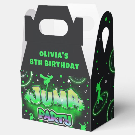 Ballotins Jump Neon Trampoline Ballotin de fête d'anniversai (Ouvert)