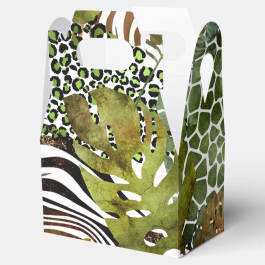 Ballotins jungle animale abstraite colorée (Ouvert)