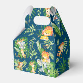 Ballotins Jungle Animaux 1er Anniversaire Fête Merci (Arrière)