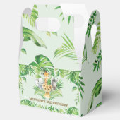 Ballotins Jungle Animaux Safari Verdure Anniversaire Merci (Ouvert)