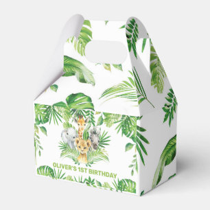 Ballotins Jungle Animaux Safari Verdure Anniversaire Merci