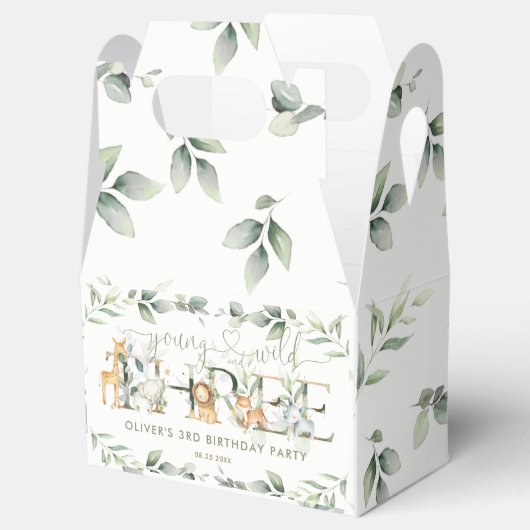 Ballotins Jungle Animaux Verdure Jeune sauvage 3e anniversai (Ouvert)