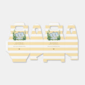 Ballotins Jungle Eléphant Jaune 1er anniversaire Merci (Déplié)