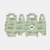 Ballotins Jungle Jaguar Motif animal Monogramme initial (Déplié)