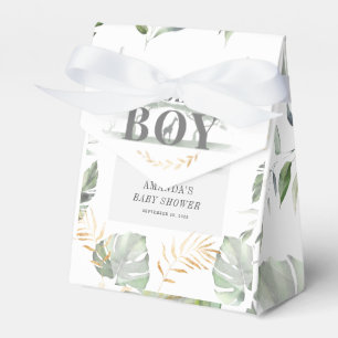 Ballotins Jungle Safari Boy Giraffe Baby shower botanique