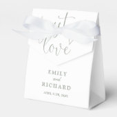 Ballotins Just Love Elegant Modern Sage Mariage vert (Verso)