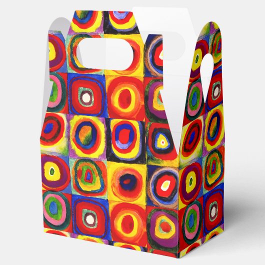 Ballotins Kandinsky Farbstudie Cercles Carré Quadrate Art (Ouvert)