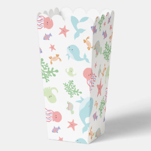 Ballotins Kawaii Baby Shower Sous l'Océan Pastel Neutre 