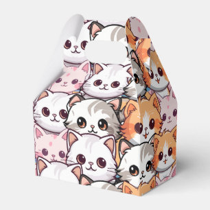 Ballotins Kawaii Chat félin Kitten visage animal de compagni