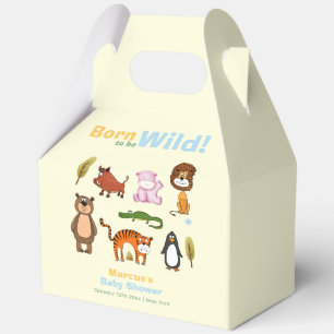 Ballotins Kawaii Coloré Né Pour Être Sauvage Safari Baby Sho