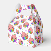 Ballotins Kawaii Rainbow Cupcake fête d'anniversaire (Arrière)